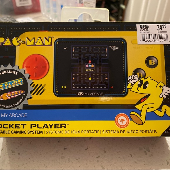 My Arcade Pocket Player Handheld 3-Game System: Pac-Man, Pac-Panic, Pac-Mania - Picture 3 of 7